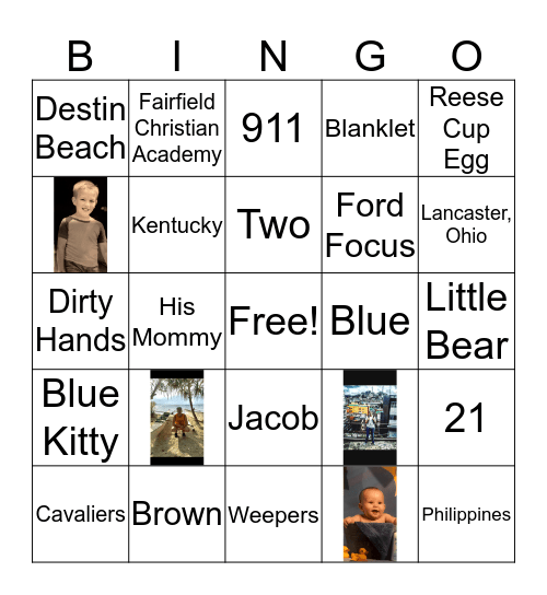 BILLY'S 21 Bingo Card