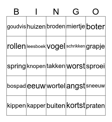 kern 10 Bingo Card