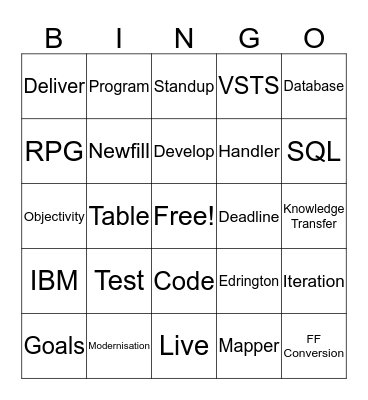 TESS Bingo Card