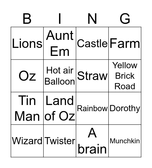 April's Baby Shower Bingo Card