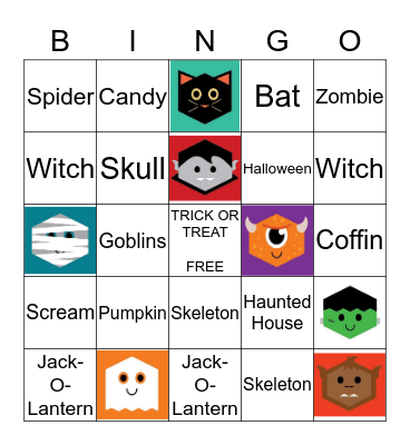 Halloween Bingo Card