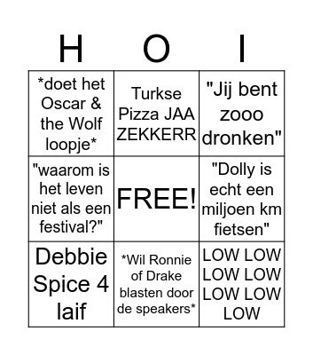 SSOEESJA Bingo Card