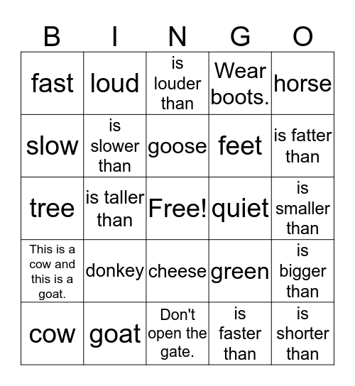 Unit 13 Review Bingo Card