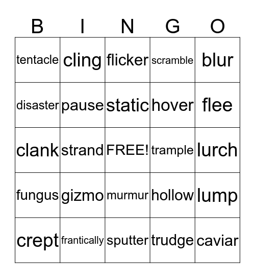 4th grade Bingo Card