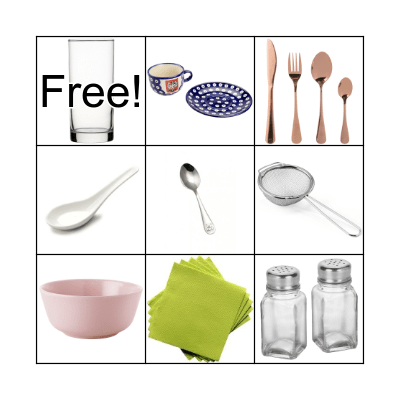 EQUIPMENTS Bingo Card