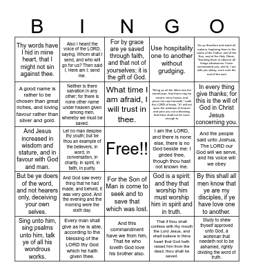 Kids Blue Cycle 2 Bingo Card