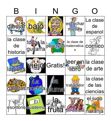 SI Final Exam Review BINGO Card