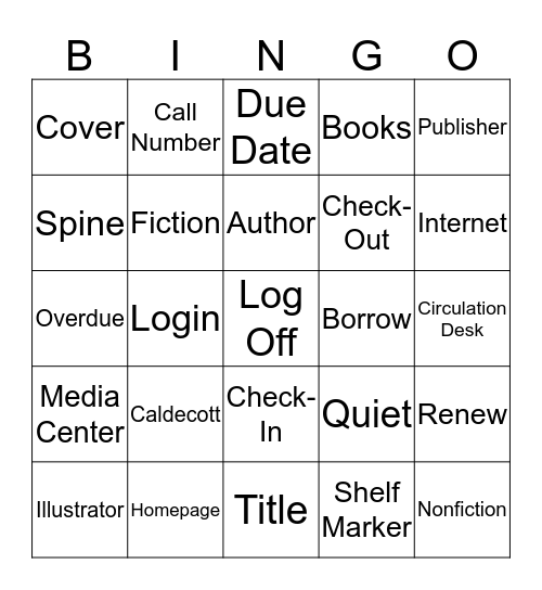 MEDIA Bingo Card