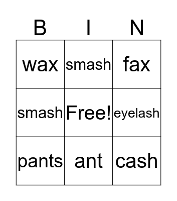 May Week 4 Bingo Card