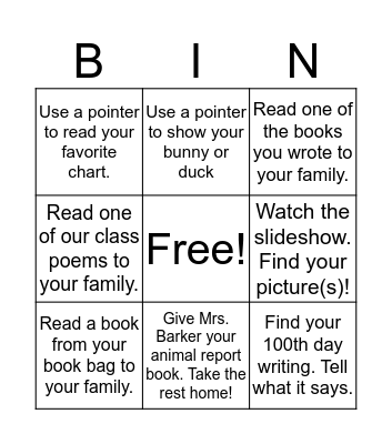 OPEN HOUSE BINGO Card