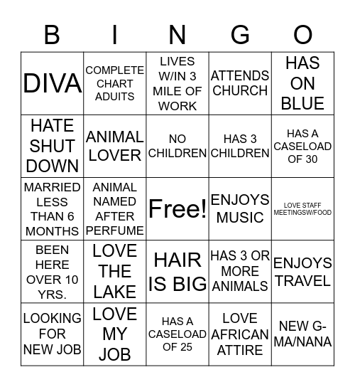 FRANKLIN  Bingo Card