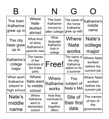 Find Someone Who... Bingo Card