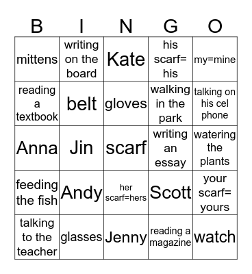 purple unit 1 Bingo Card