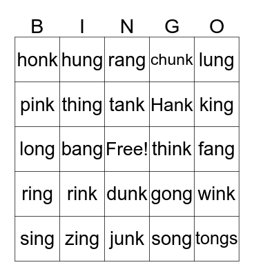 2.1 Welded Sounds Bingo Card