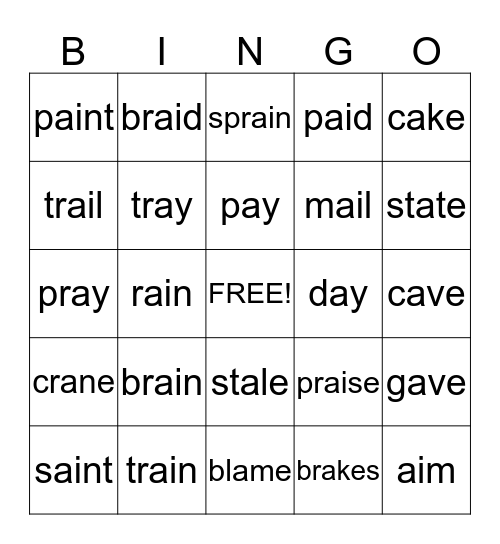 Long a BINGO Card