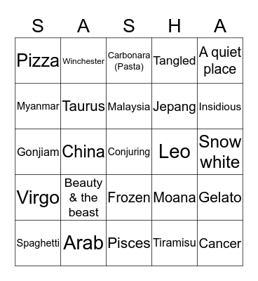 UwUuuWUwuuuUuwuuwu Bingo Card