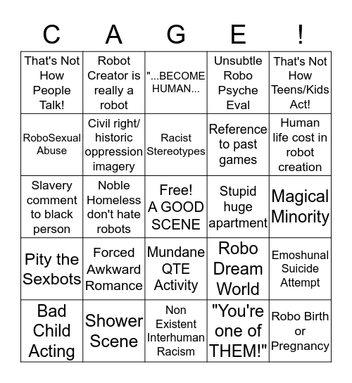 My Detroit Bingo Card