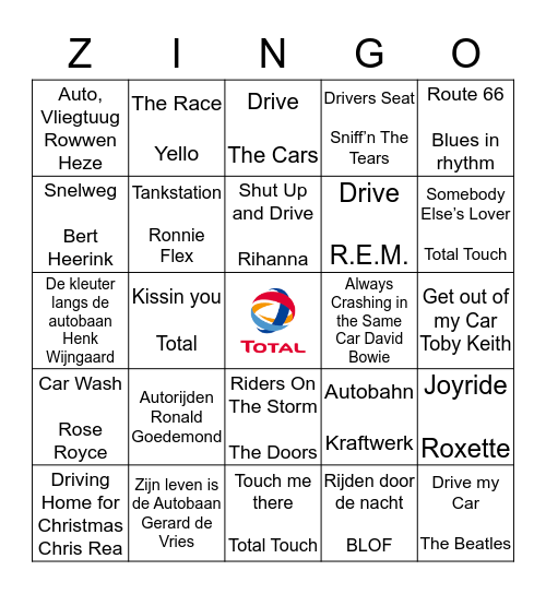 TOTAL zIn!go Bingo Card