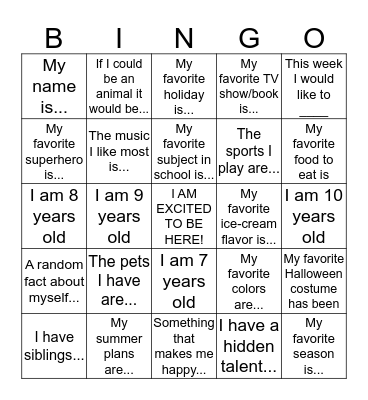 RESURGO CAMP BINGO Card