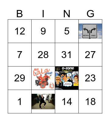Disco Bingo Time!! Bingo Card