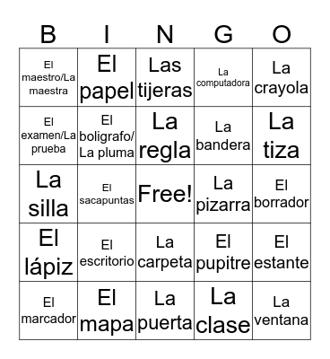 Los objetos de la clase Bingo Card