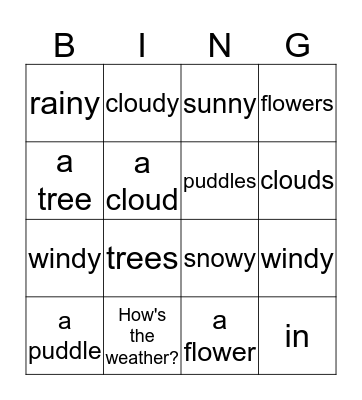 orange unit 6 Bingo Card