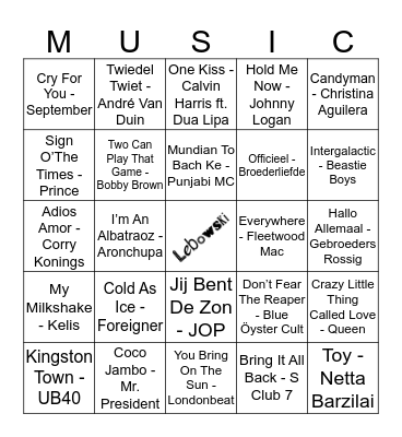 304 Bingo Card
