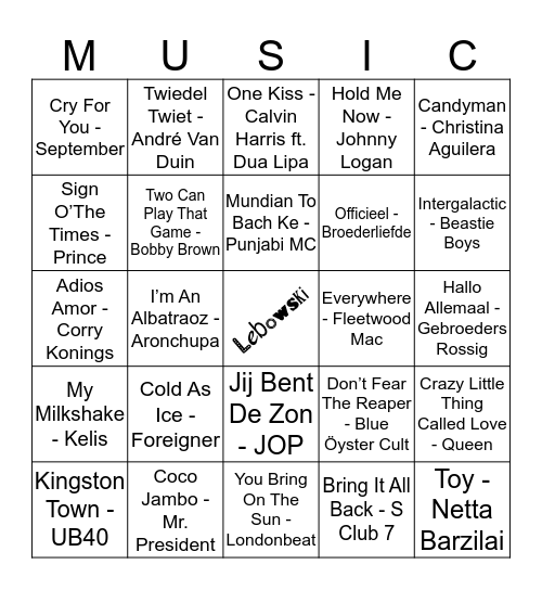 304 Bingo Card