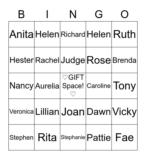 Happy Birthday! Bingo Card