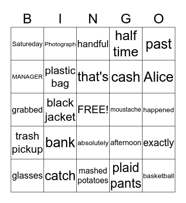 Sounds we learned   Bingo Card