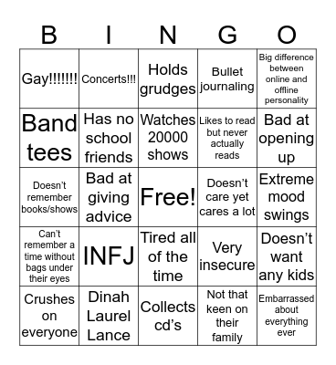 fraybrina culture Bingo Card