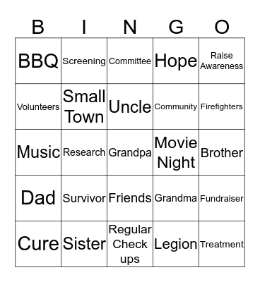 Milverton Fights Back  Bingo Card