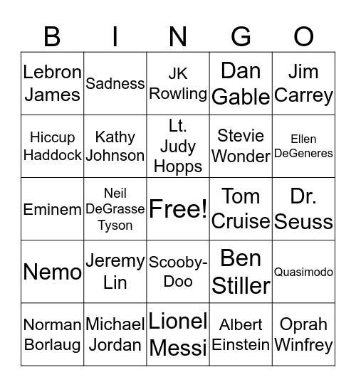 Barriers Bingo Card