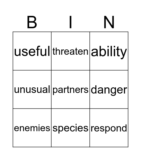 GR2Unit7Part2 REACH Bingo Card