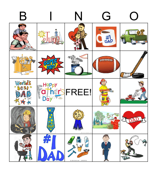 Father's Day! Bingo Card