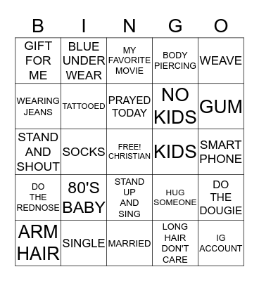 SHEVON'S BIRTHDAY BINGO Card