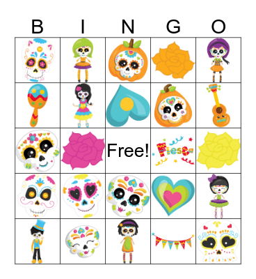 Day of the Dead Bingo Card