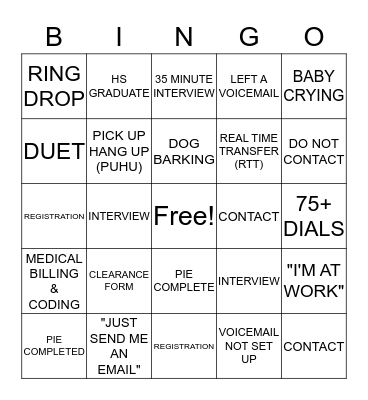 TEAM DRIVEN Bingo Card