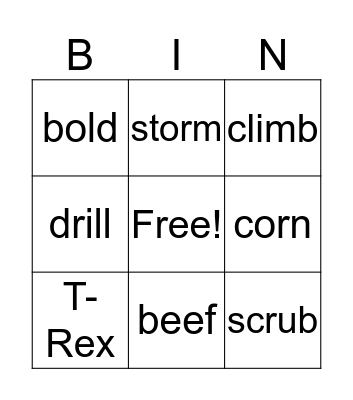 June- Week 2 Bingo Card