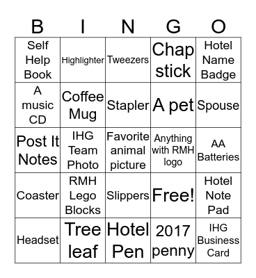 Revenue Services Celebrate Service Bingo!! Bingo Card