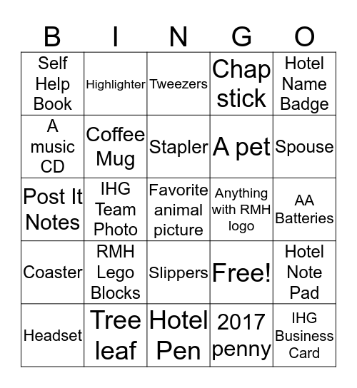 Revenue Services Celebrate Service Bingo!! Bingo Card