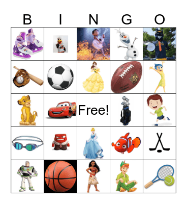 All Star BINGO Card