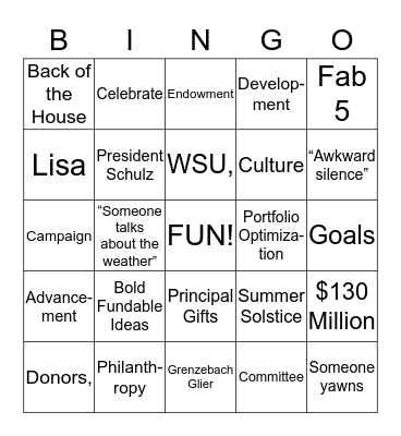 DevCab Bingo! Bingo Card