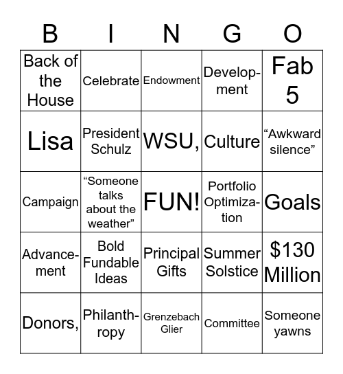 DevCab Bingo! Bingo Card
