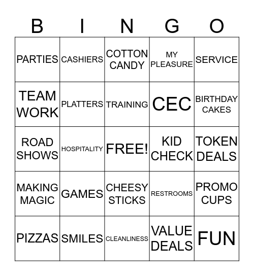 CONCORD CEC SURVEY BINGO Card