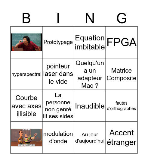 IETR-AG Bingo Card