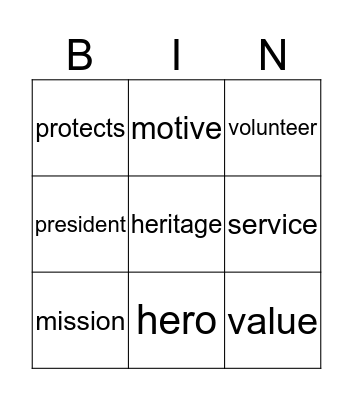 GR4 Unit8 Part1 REACH Bingo Card