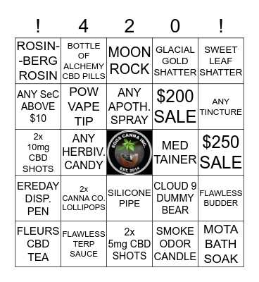 SALES BINGO! Bingo Card