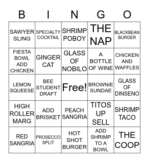 TRIANGLE BINOG Bingo Card