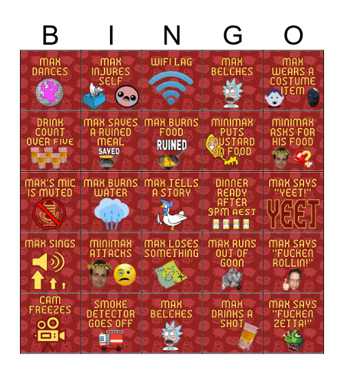 twitch.tv/holydivertv Bingo Card